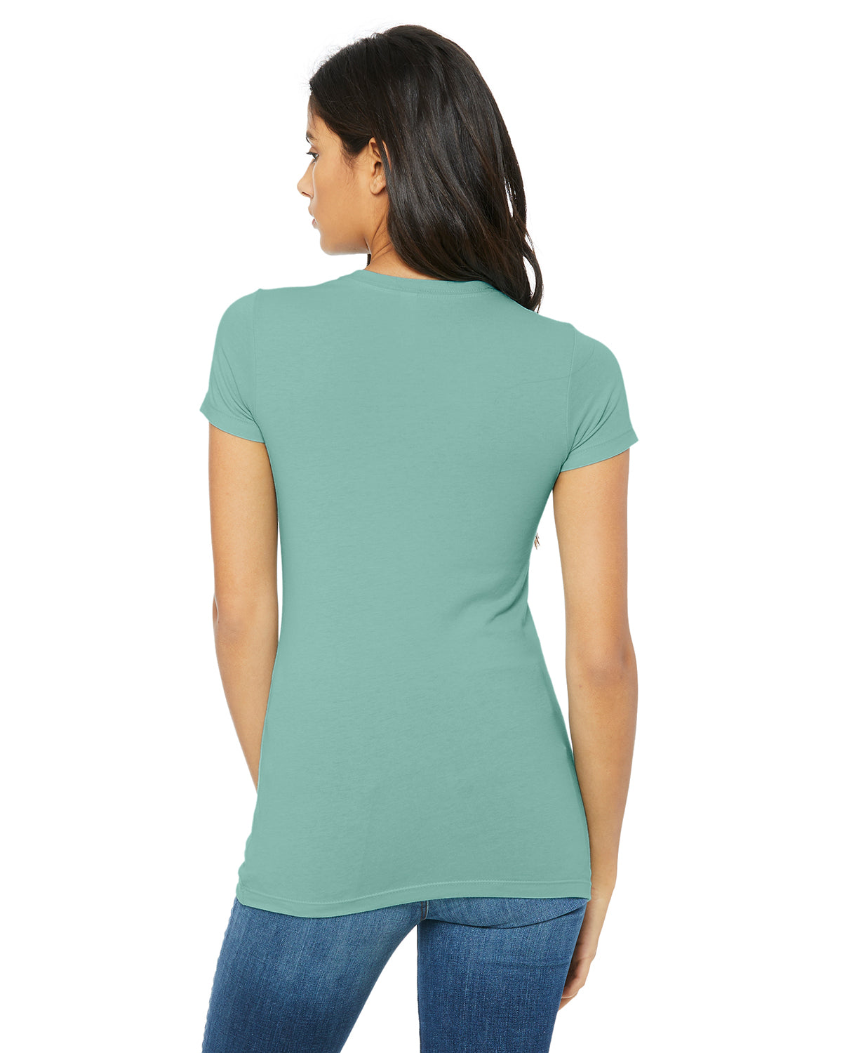 Women's Junior Fit Favorite T-Shirt - Seafoam Blue