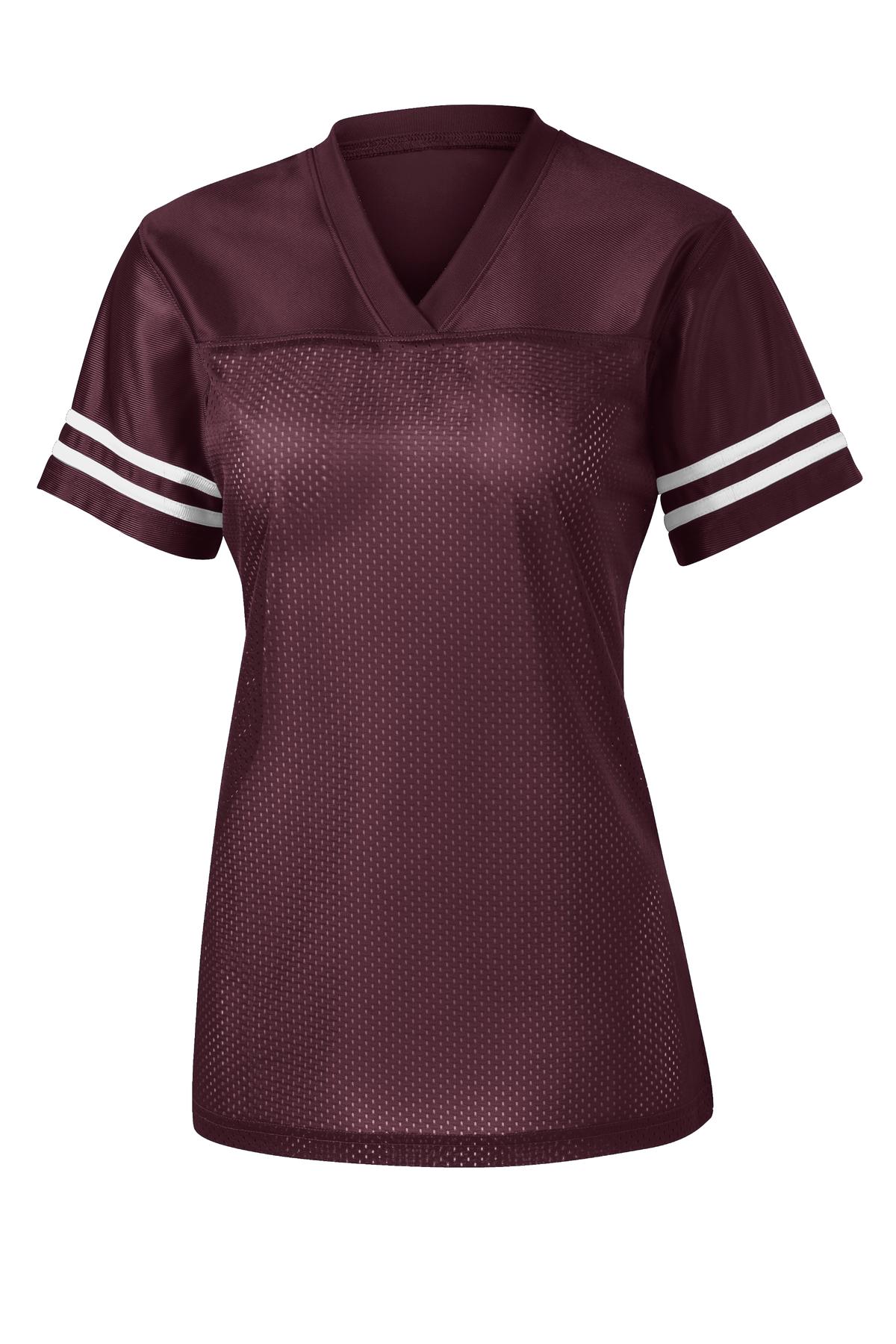 Women's PosiCharge Replica Jersey - Maroon / White