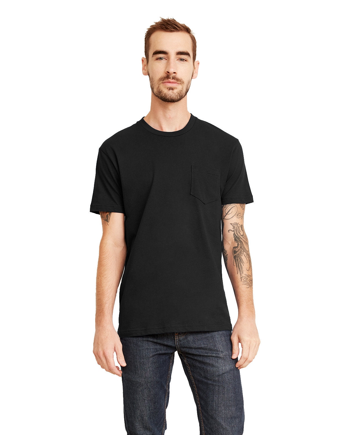 Unisex Pocket Crew - Black