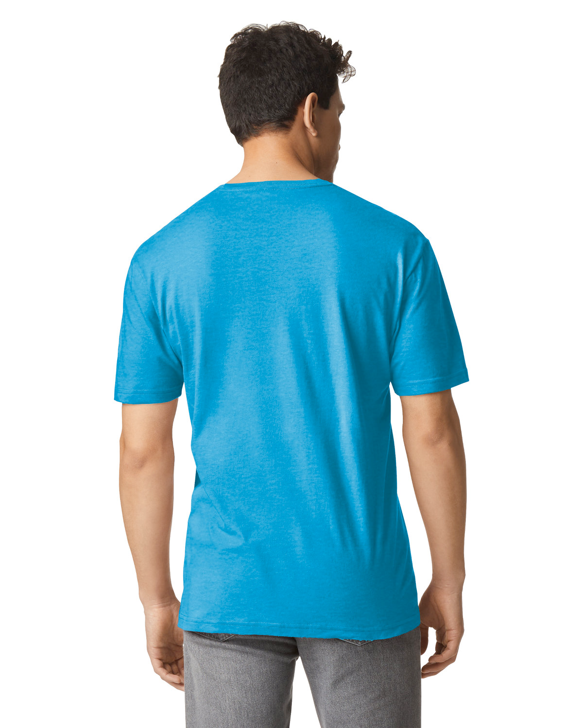 Light Cotton T-Shirt - Heather Sapphire
