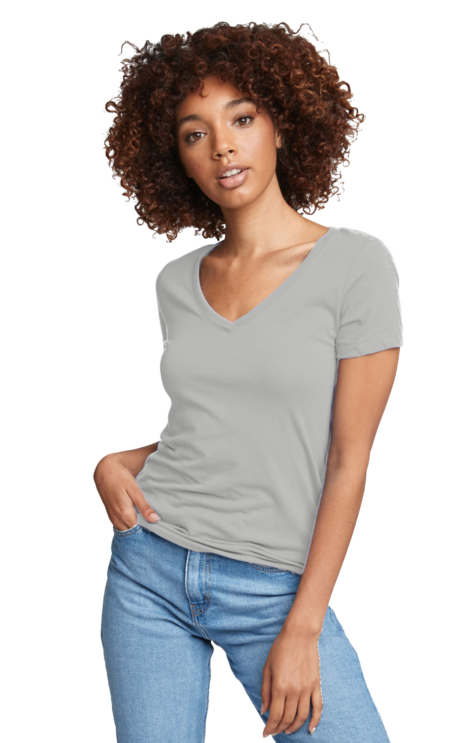 Women's 'Junior fit' Ideal V - Silver
