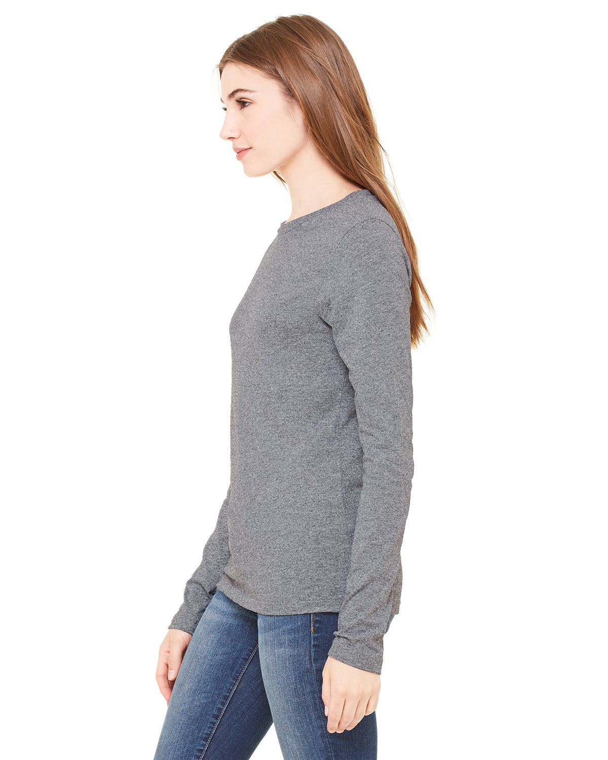 Women's Jersey Long-Sleeve T-Shirt - Heather Deep