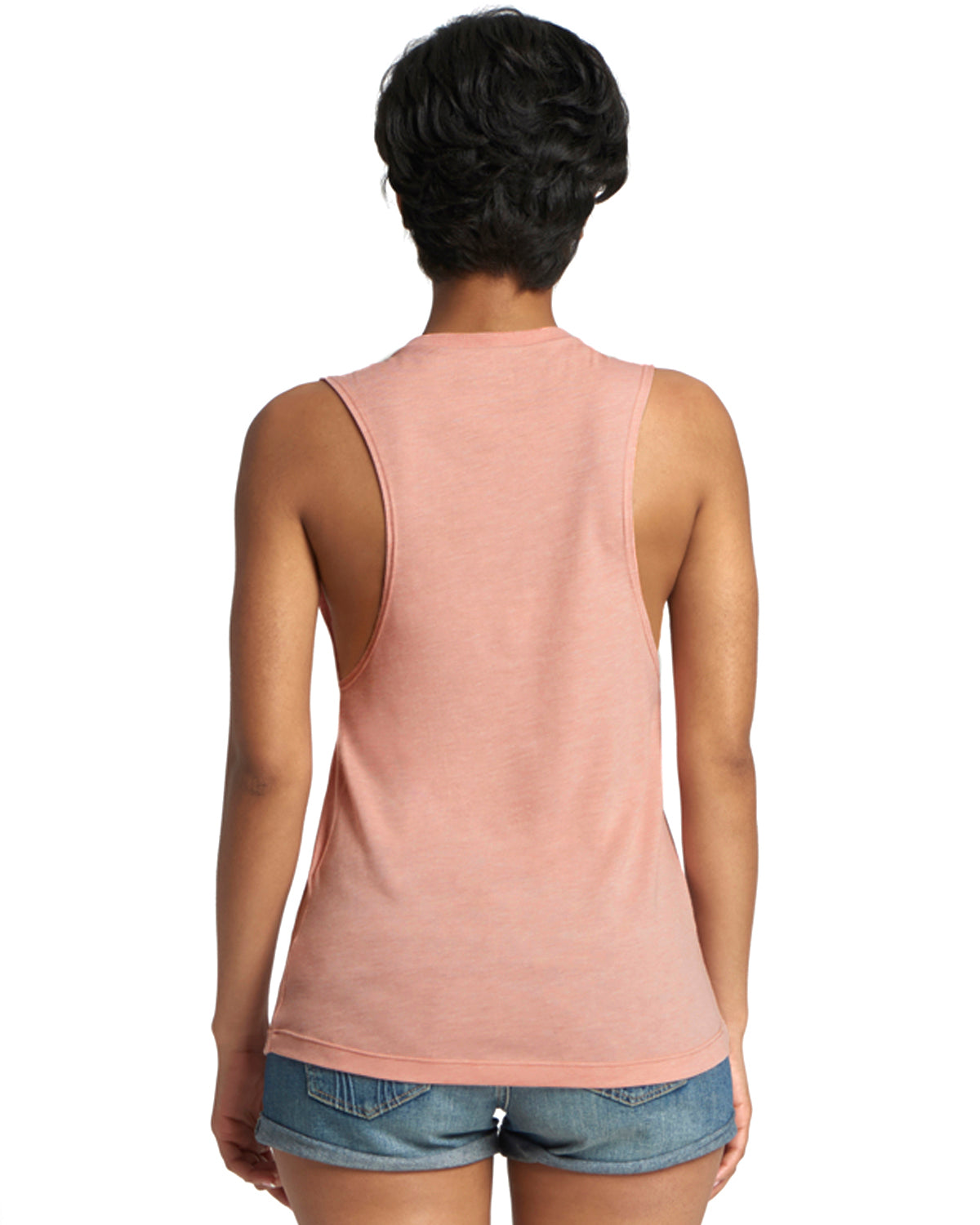 Women's Festival Muscle Tank - Desert Pink