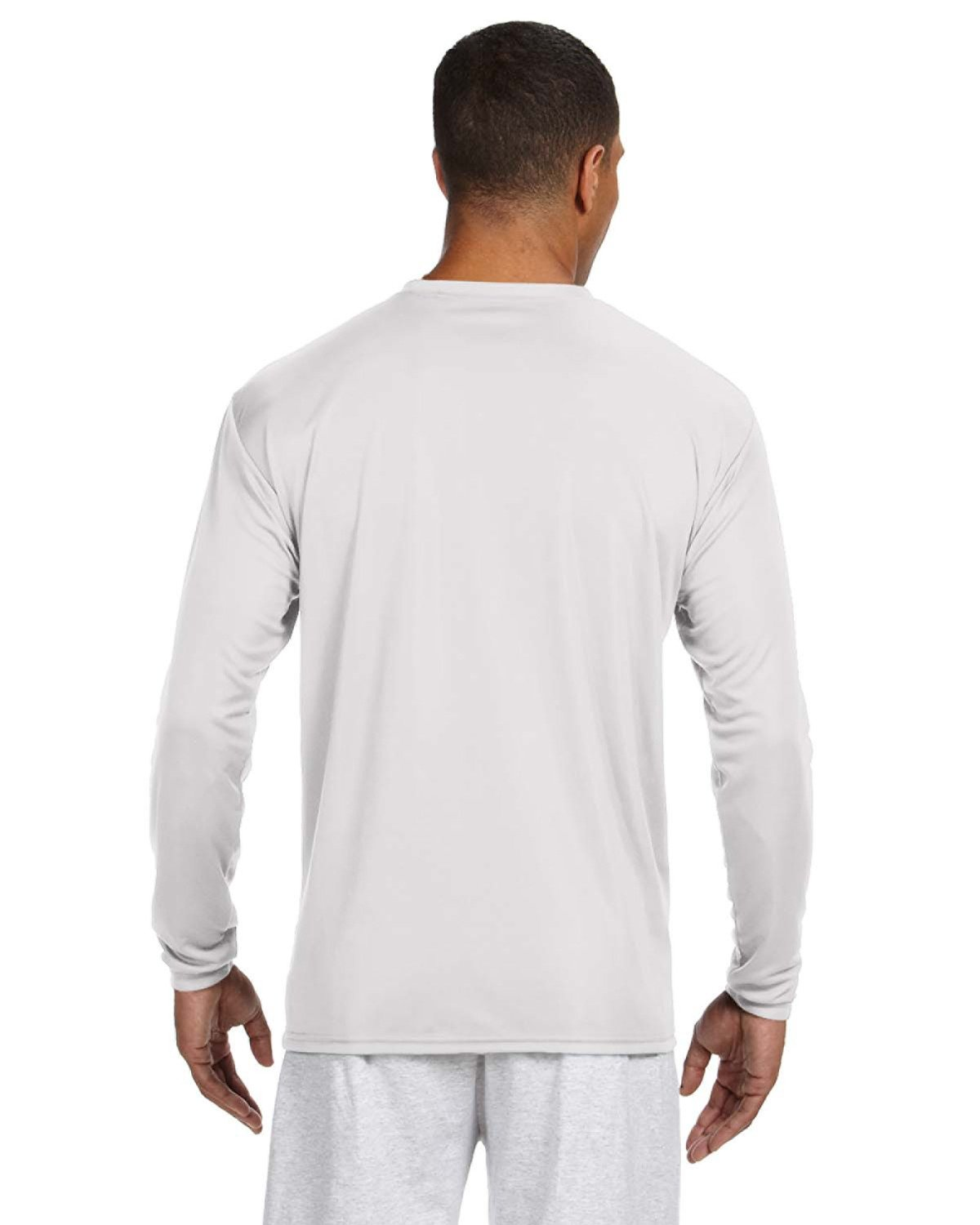 Men's Cooling Performance Long Sleeve T-Shirt - White
