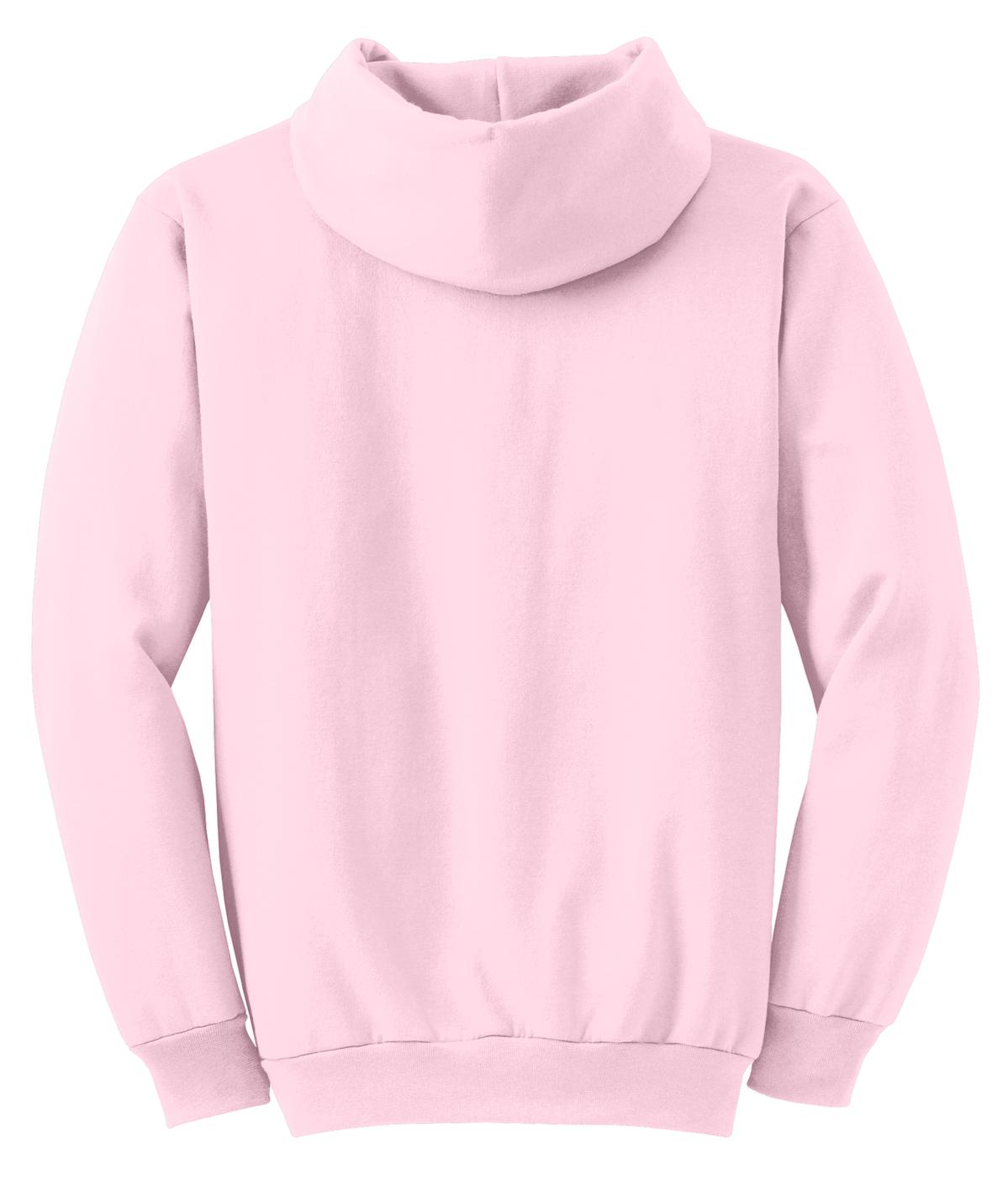 Unisex Core Fleece Pullover Hoodie - Pale Pink