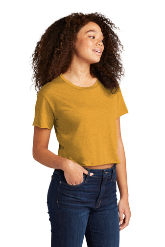 Women's Festival Cali Crop T-Shirt - Antique Gold