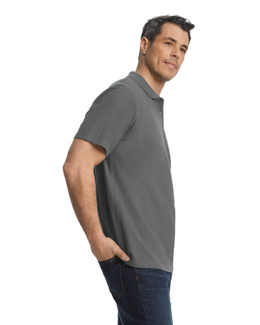 Softstyle Unisex Pique Polo - Charcoal