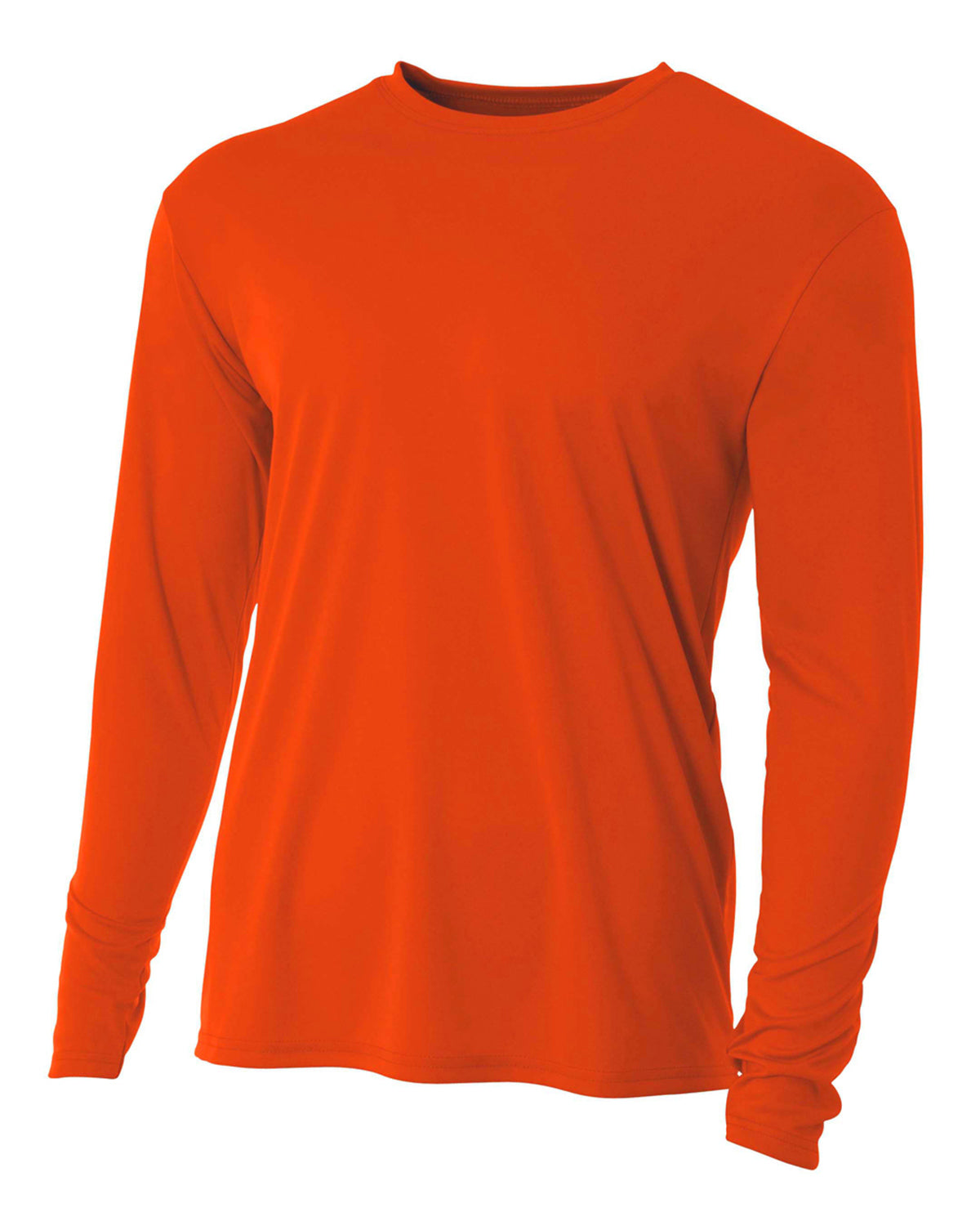 Men's Cooling Performance Long Sleeve T-Shirt - Athletic Orange