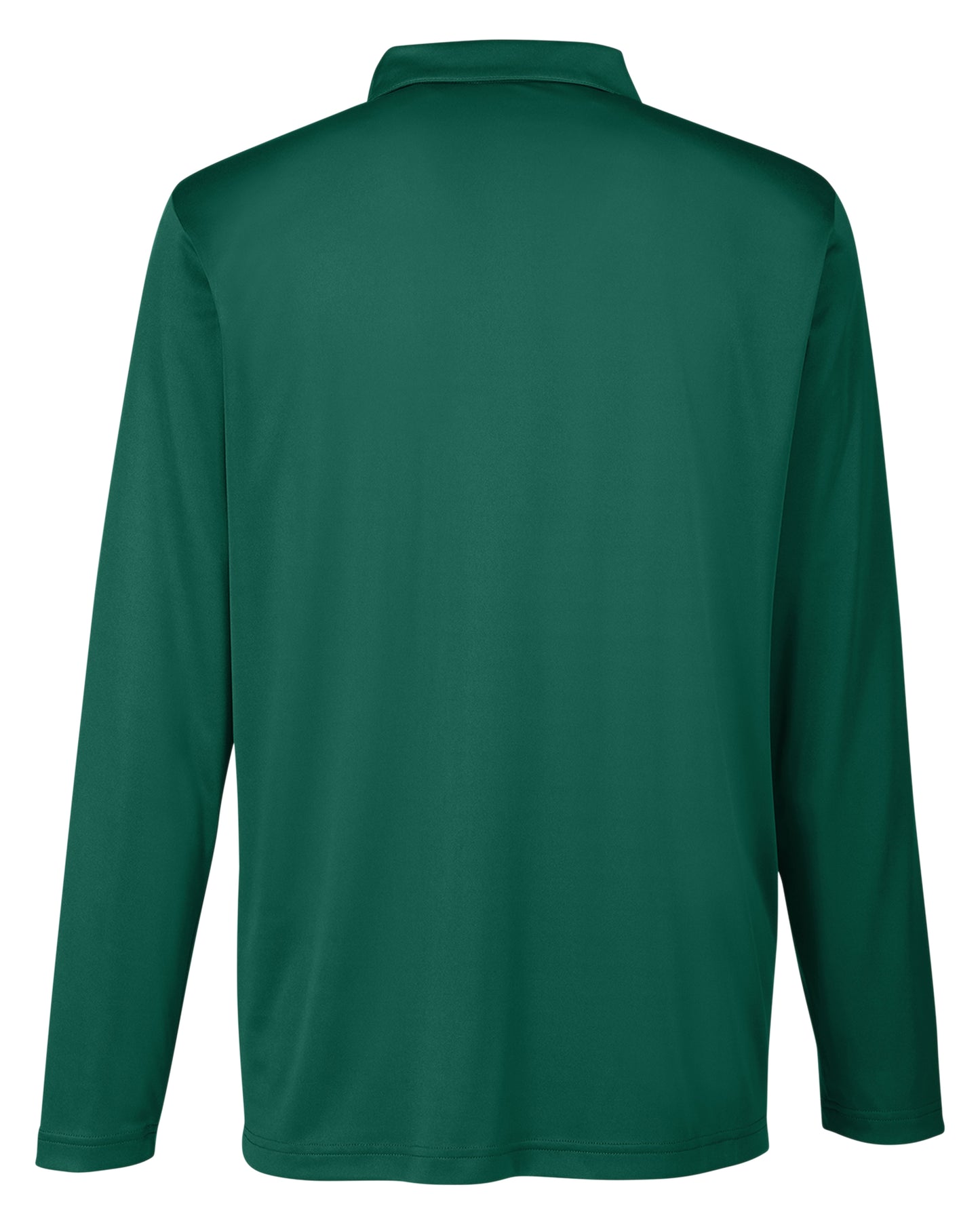Men's Zone Performance Long Sleeve Polo - Sport Forest