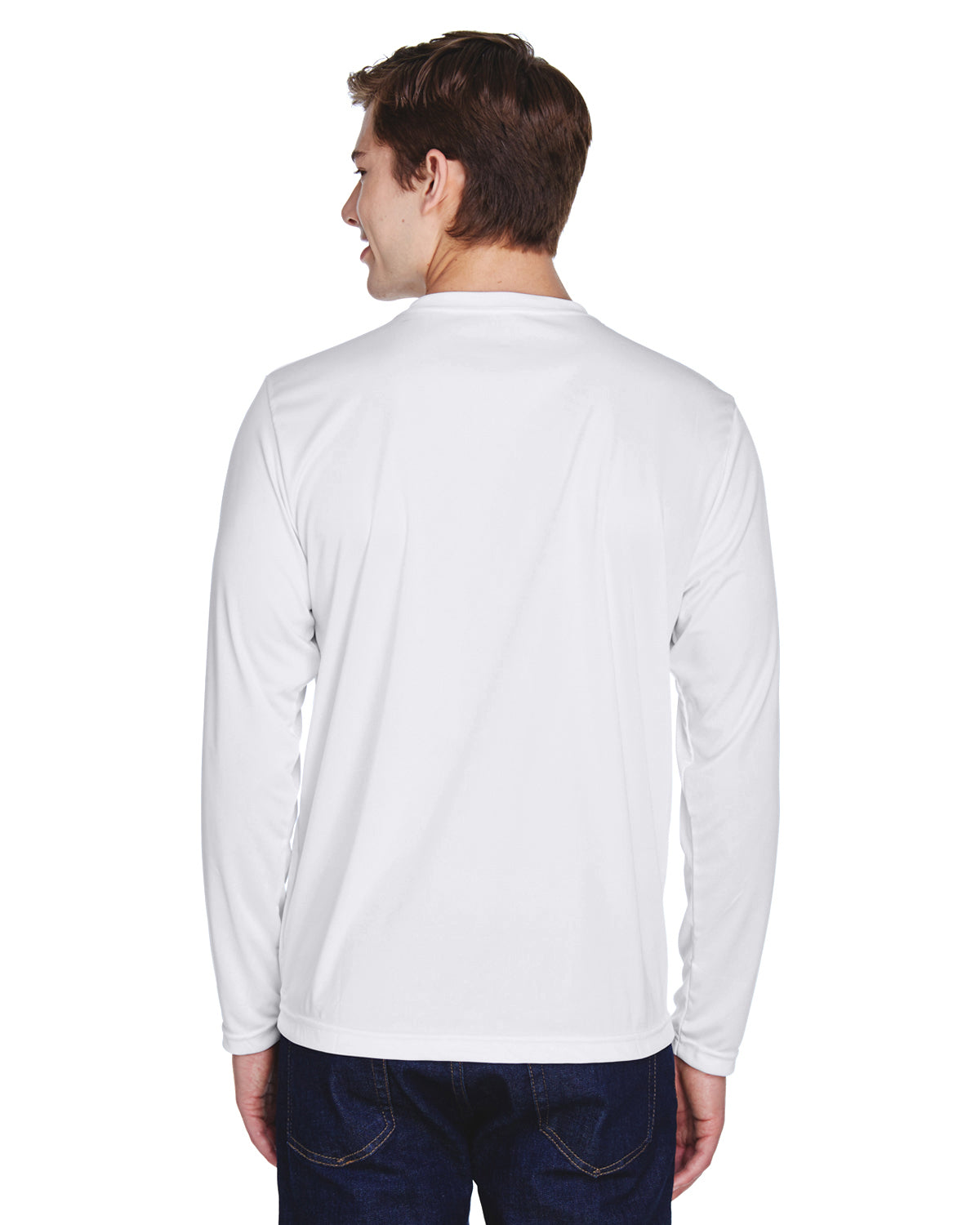 Men's Zone Performance Long-Sleeve T-Shirt - White