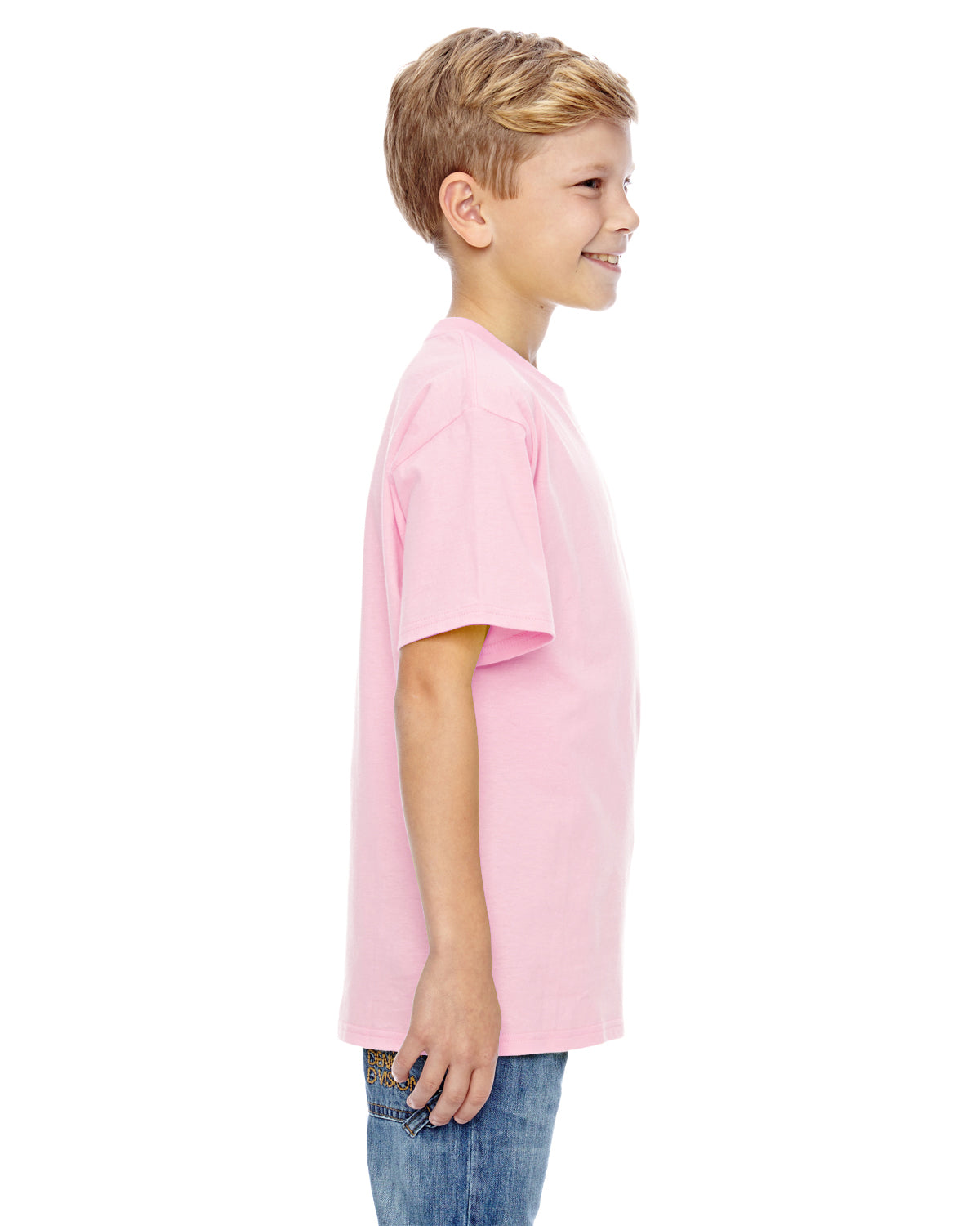 Youth Perfect-T Short Sleeve Tee - Pale Pink