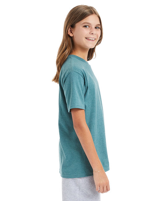Youth Perfect-T Short Sleeve Tee - Cactus Heather