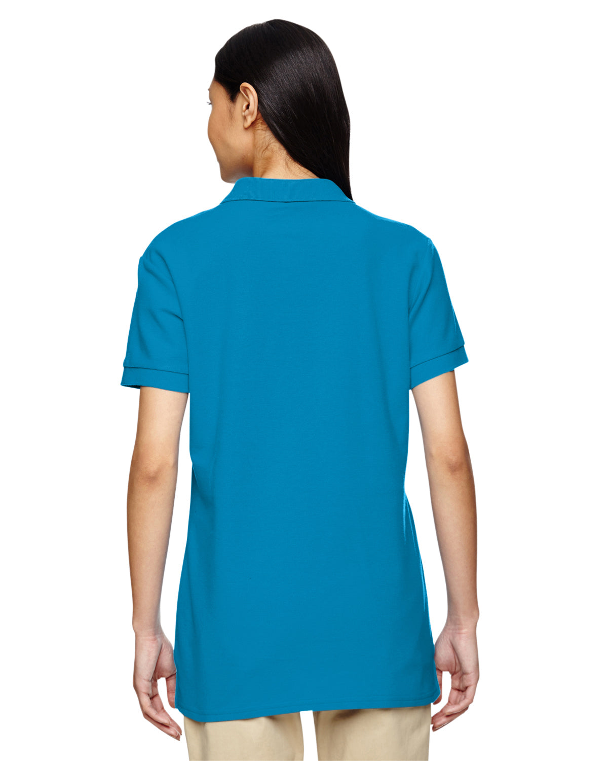 Women's Premium Cotton® Women's Double Piqué Polo - Sapphire