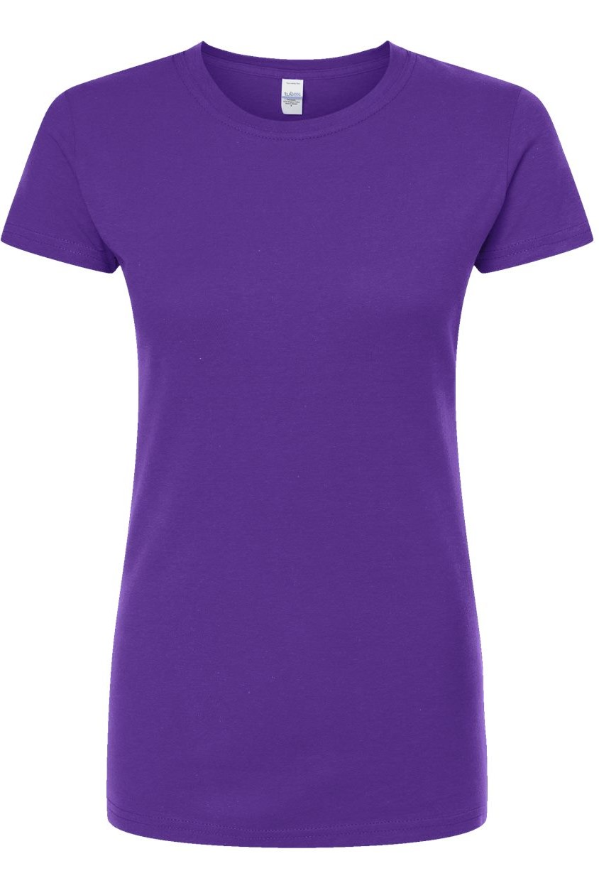 Women's Slim Fit Fine Jersey Tee - Purple