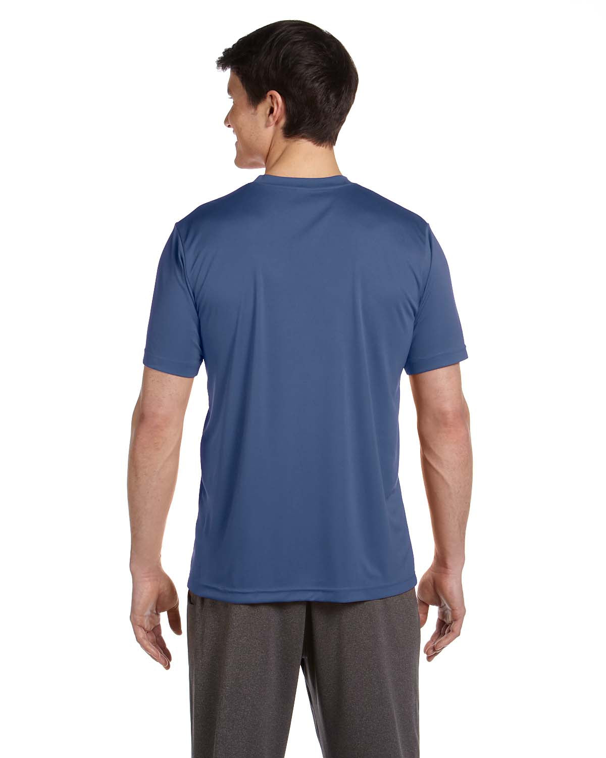 Unisex Performance Short-Sleeve T-Shirt - Heather Navy