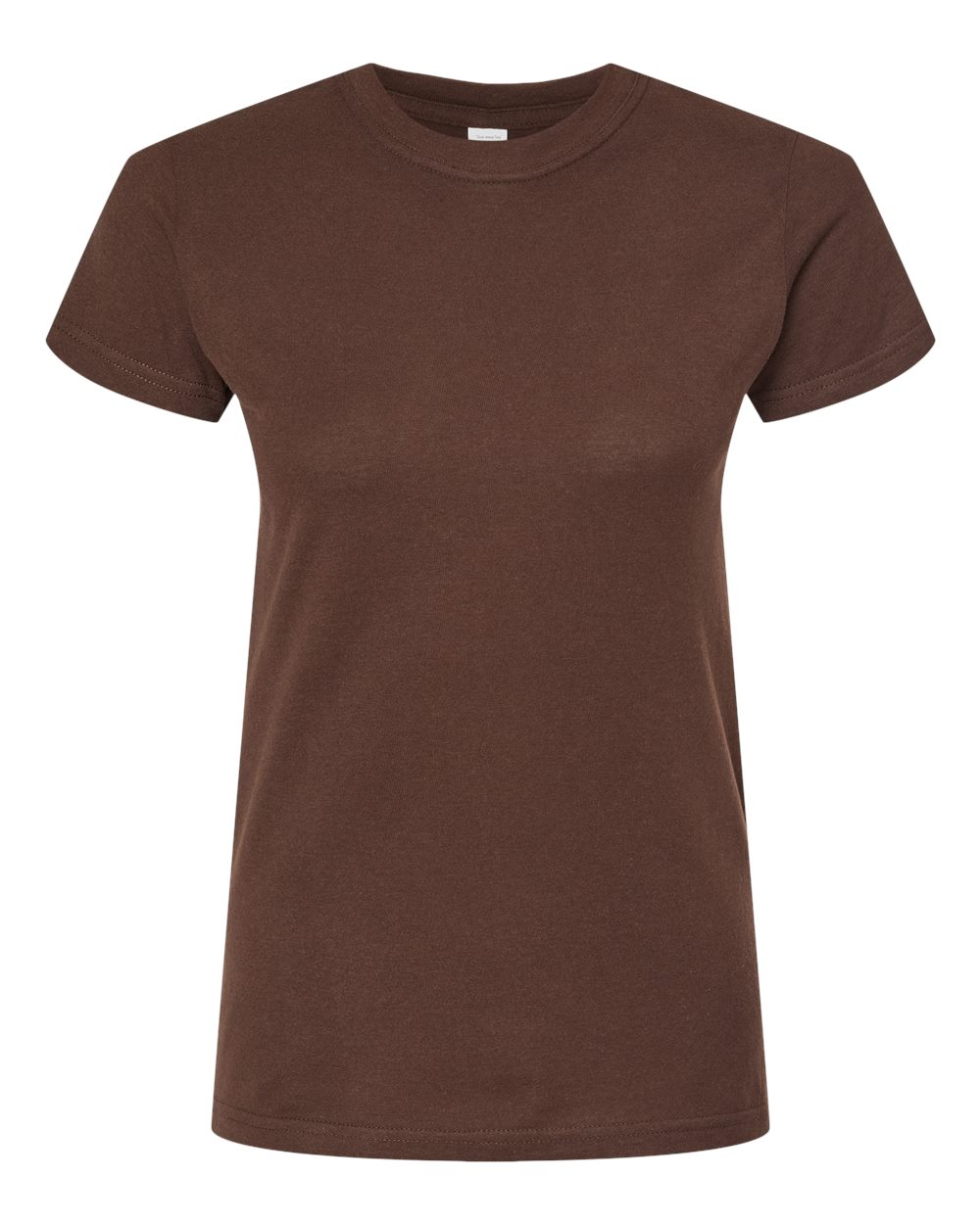 Women's Slim Fit Fine Jersey Tee - Brown