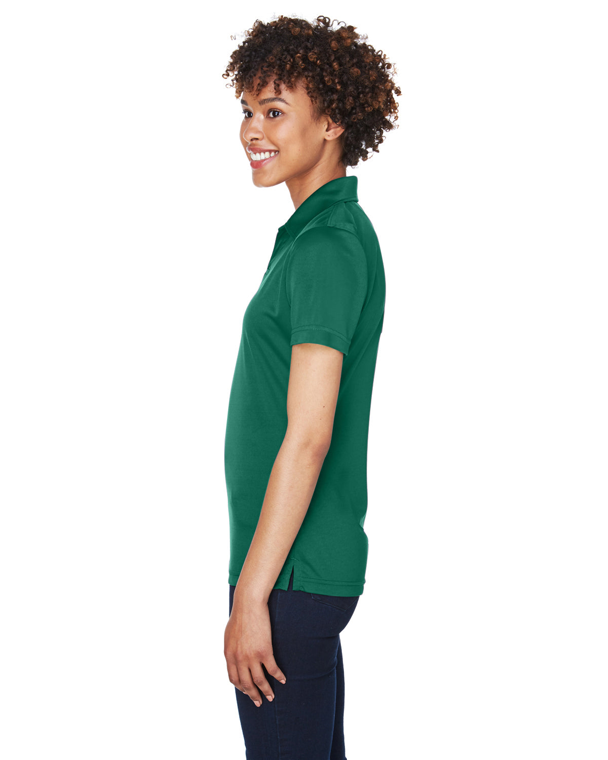 Women's Cool & Dry Sport Performance Interlock Polo - Forest Green