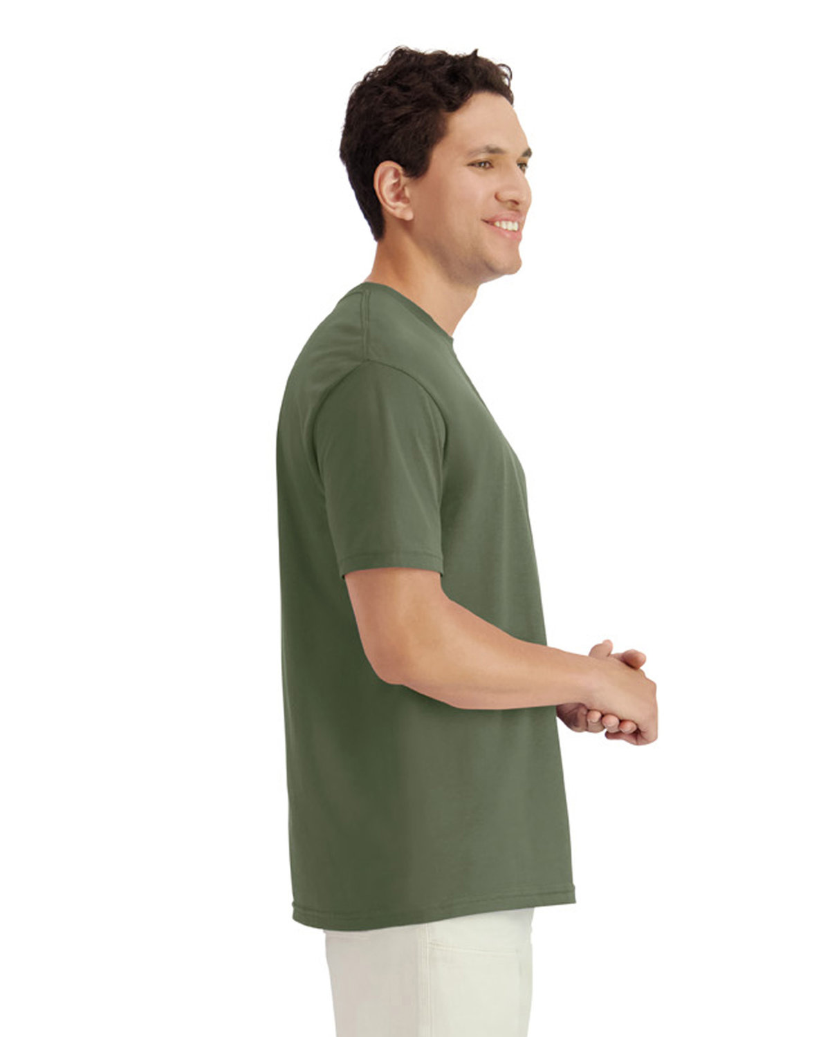 Light Cotton T-Shirt - Military Green