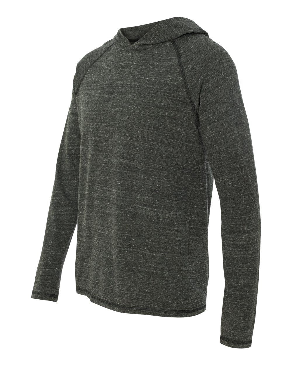 Triblend Jersey Hooded Pullover - Charcoal Heather Triblend