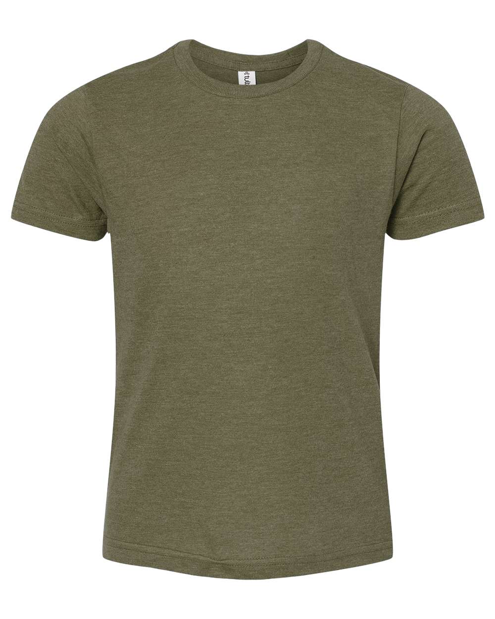 Youth Fine Jersey T-Shirt - Heather Military Green