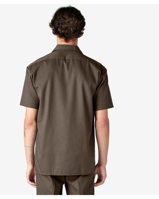 Unisex Short-Sleeve Work Shirt - MUSHROOM