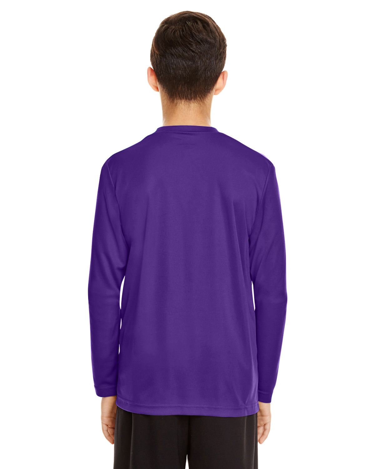 Youth Zone Performance Long-Sleeve T-Shirt - Sport Purple