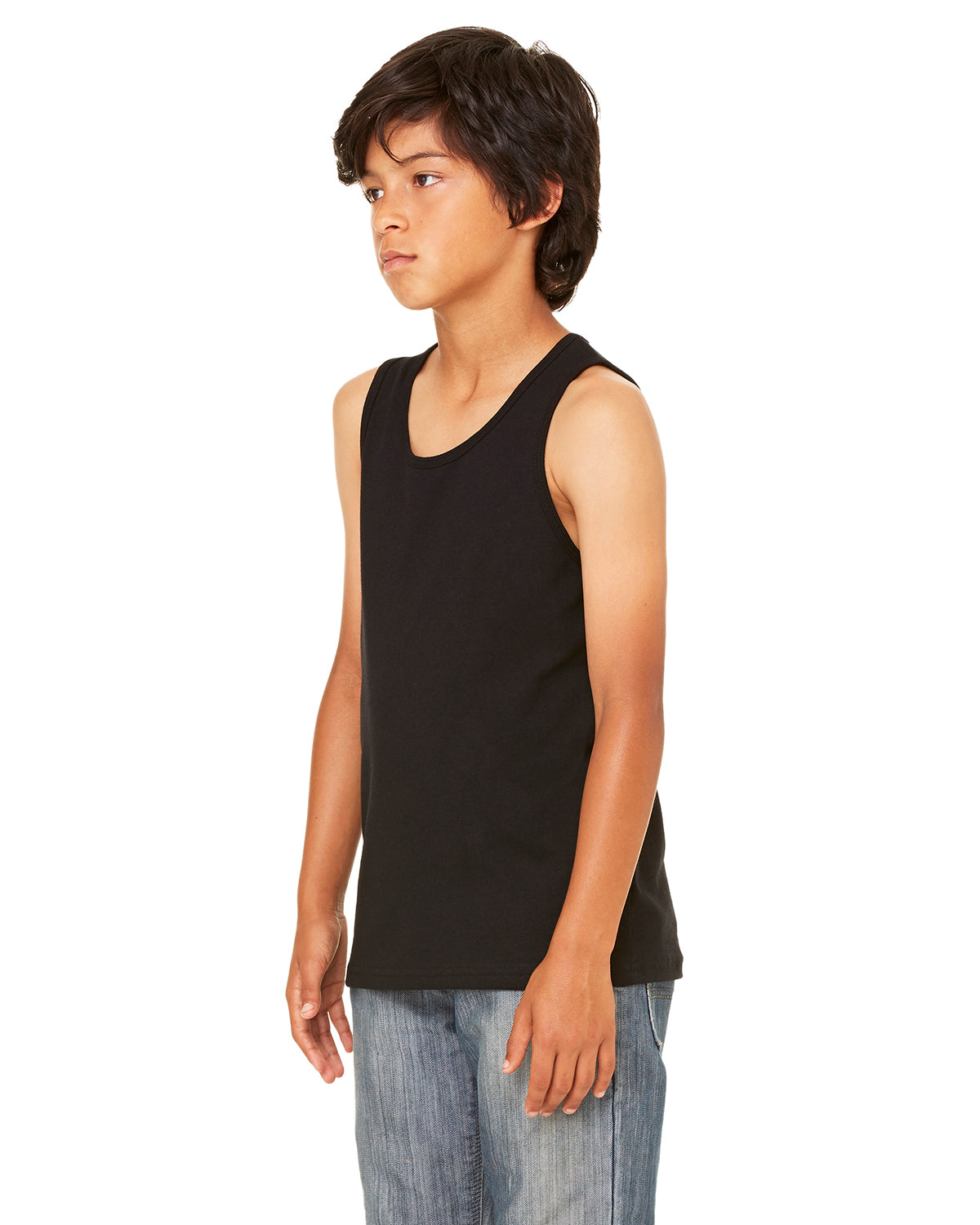 Youth Jersey Tank - Black