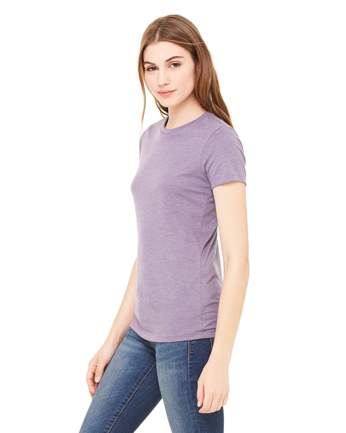 Women's Junior Fit Favorite T-Shirt - Heather Purple