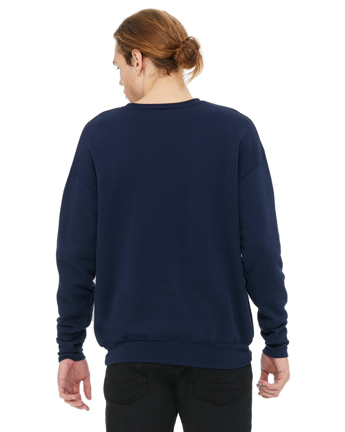 Unisex Drop Shoulder Fleece - Navy