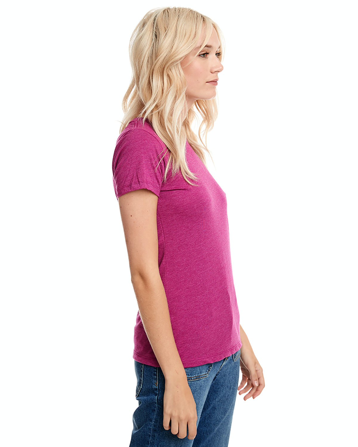 Women's CVC T-Shirt - Raspberry