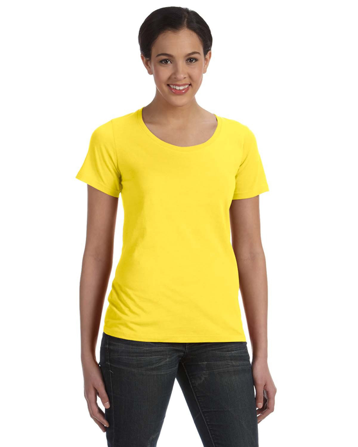 Women's Featherweight Scoop T-Shirt - Lemon Zest