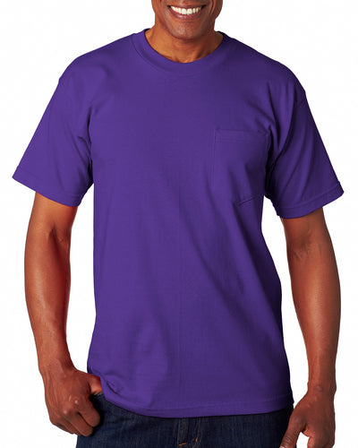 Unisex 100% Cotton Pocket T-Shirt - Purple