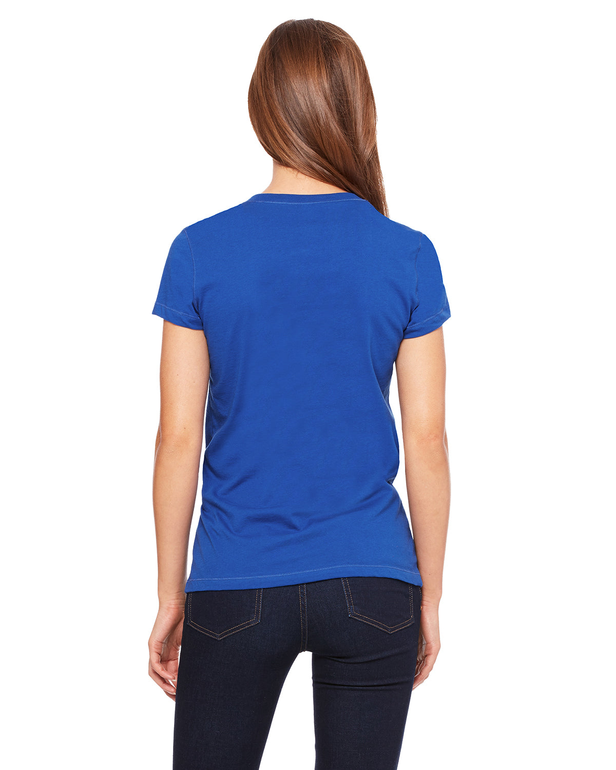 Women's Jersey Short-Sleeve V-Neck T-Shirt - True Royal