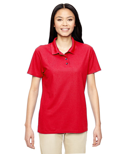 Women's Performance® Double Piqué Polo - Red