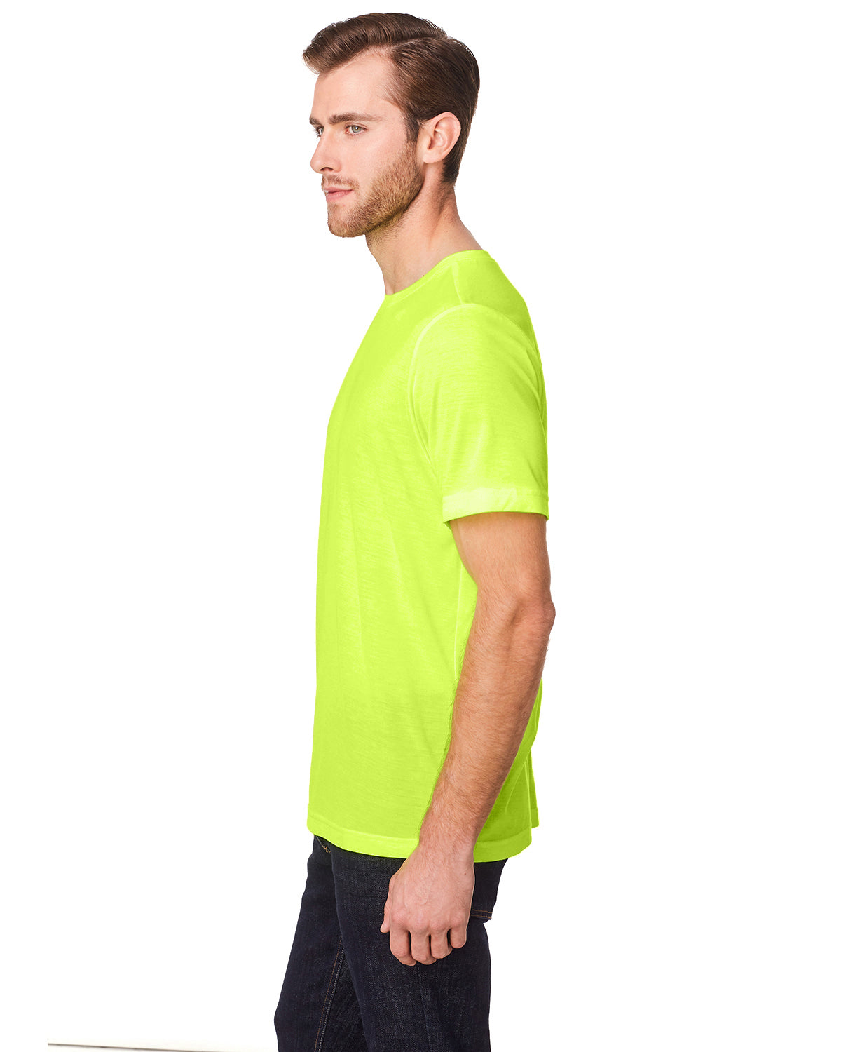 Unisex Fusion ChromaSoft™ Performance T-Shirt - Safety Yellow