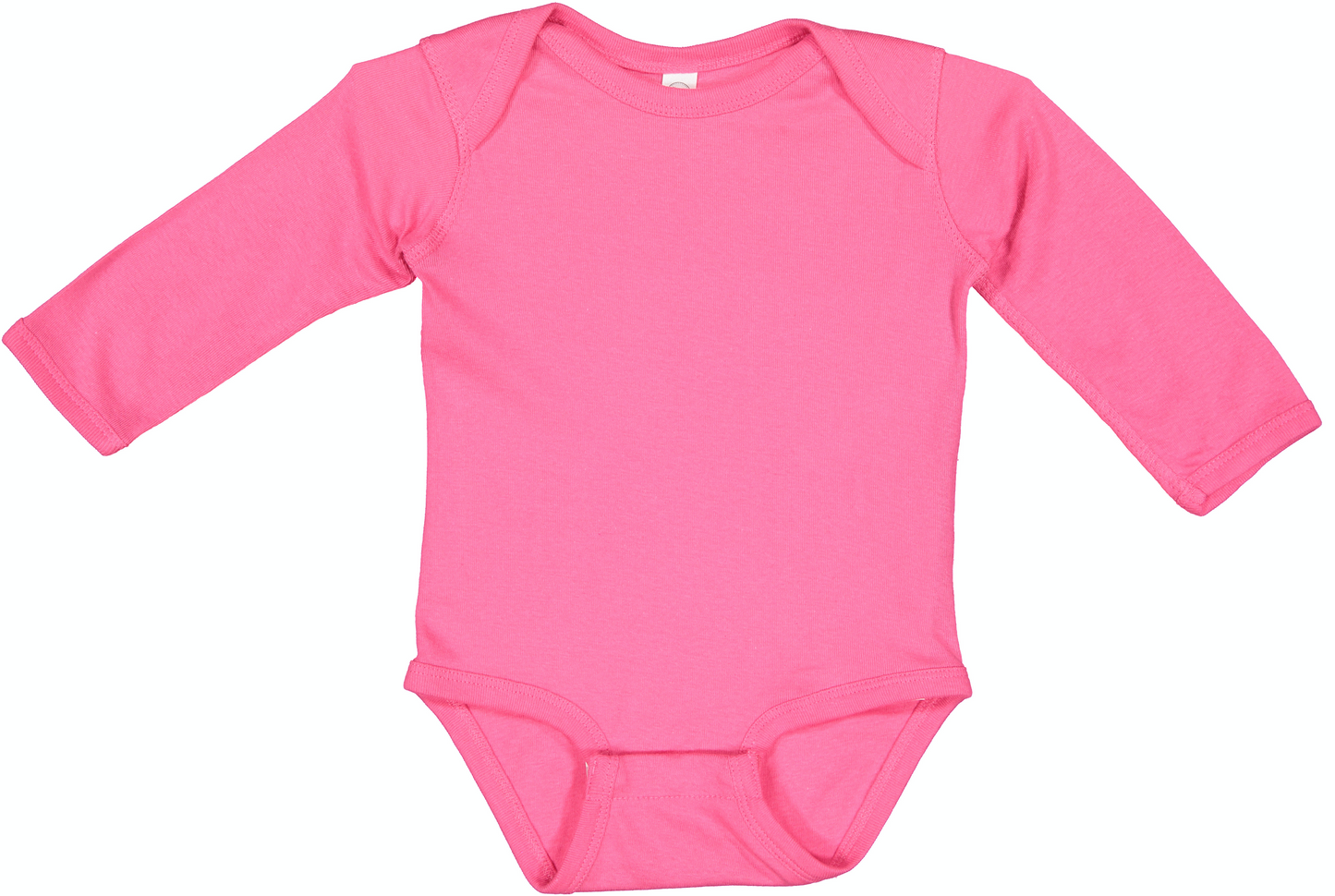 Infant Long-Sleeve Bodysuit - Hot Pink