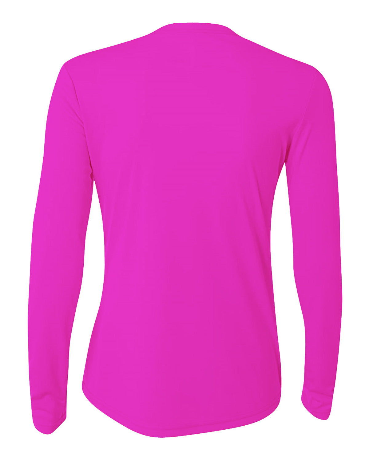 Women's Long Sleeve Cooling Performance Crew Shirt - Fuchsia