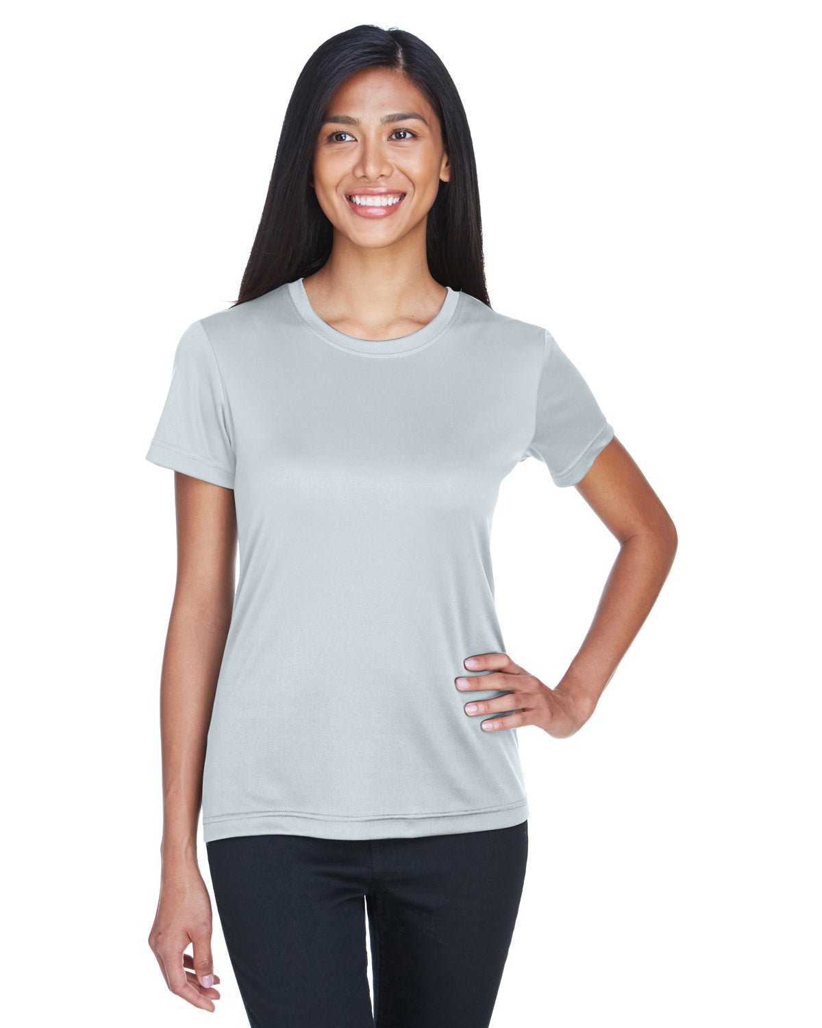 Women's Cool & Dry Basic Performance T-Shirt - Gray