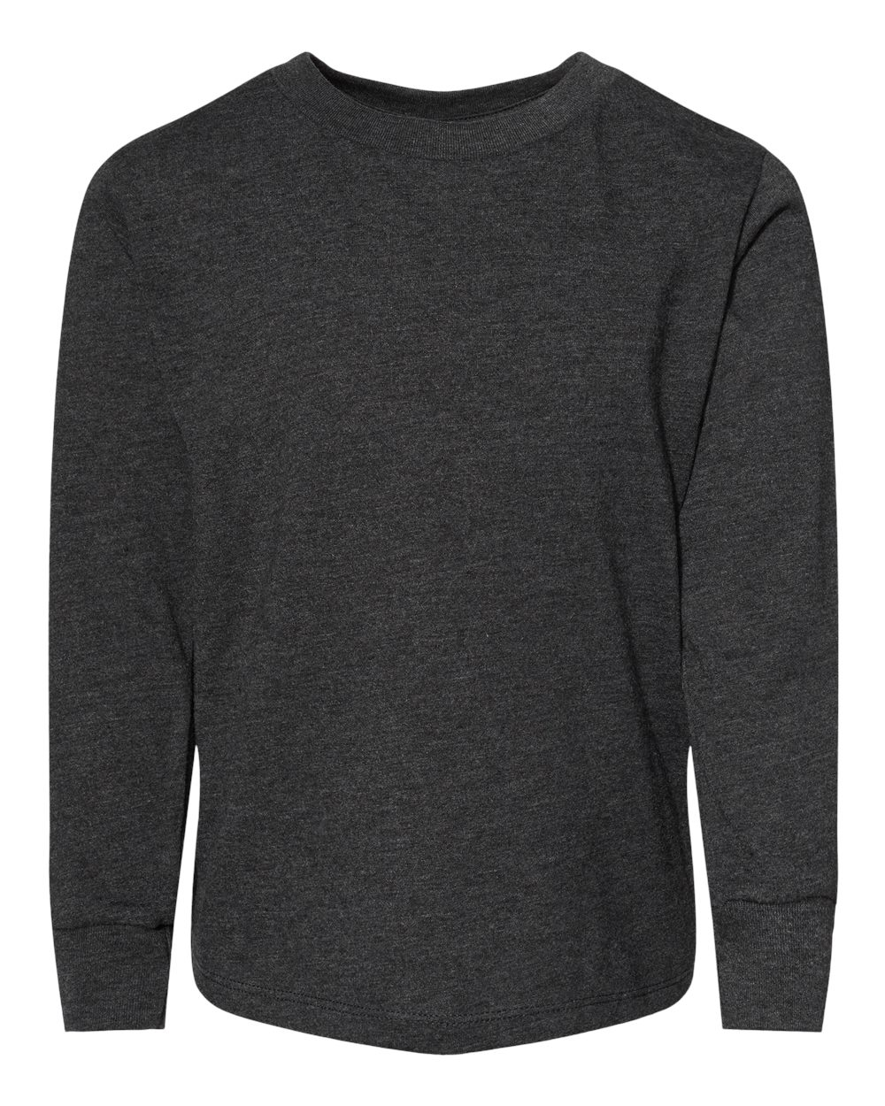 Toddler Jersey Long Sleeve T-Shirt - Heather Dark Gray