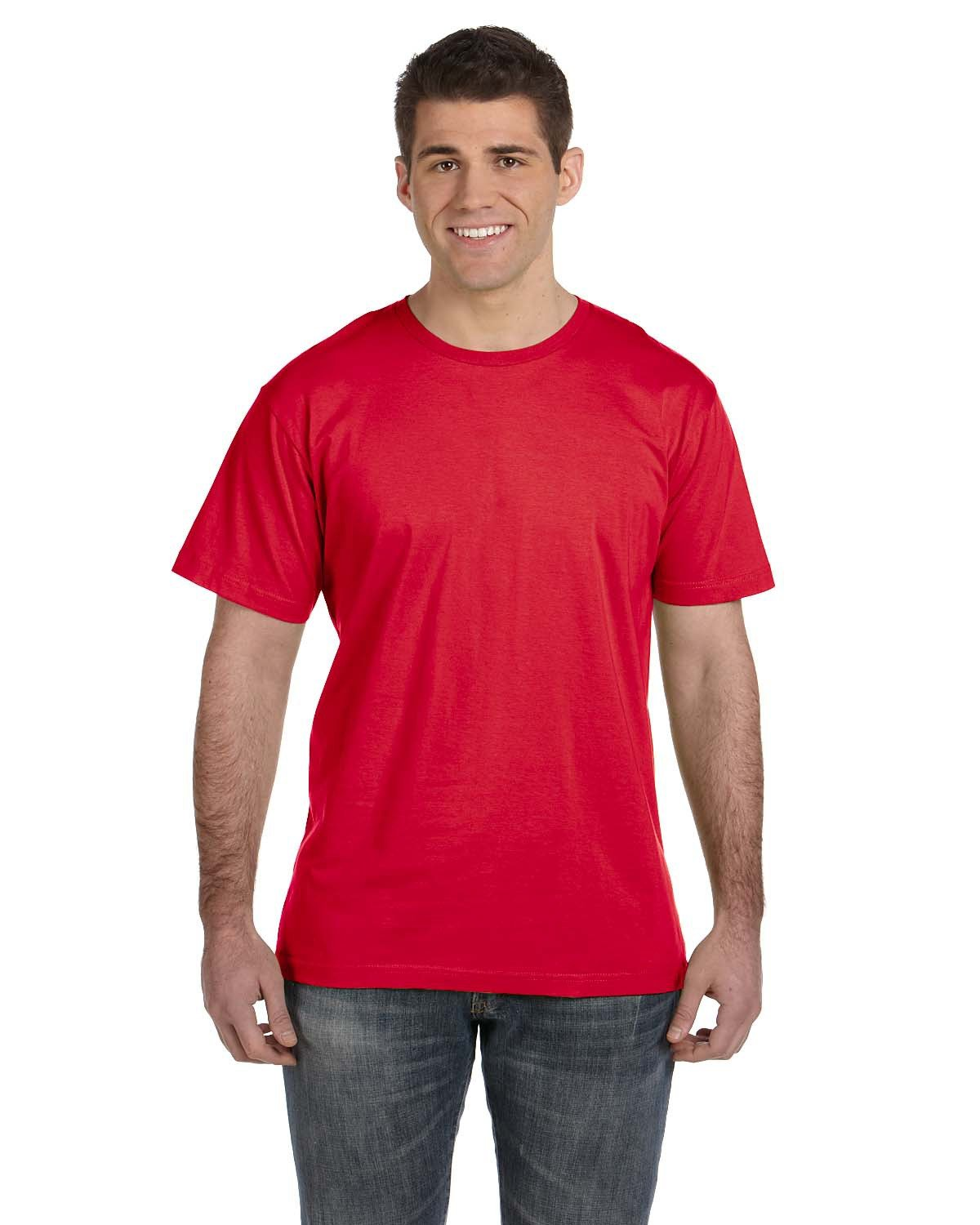 Unisex Fine Jersey T-Shirt - Red