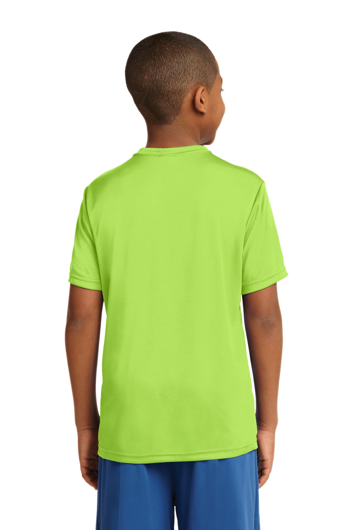 Youth PosiCharge Competitor Tee - Lime Shock