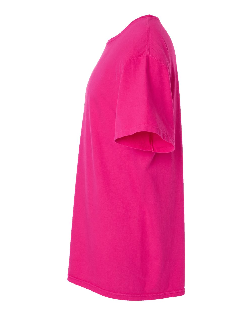100% Ringspun Cotton Garment-Dyed T-Shirt - Peony Pink