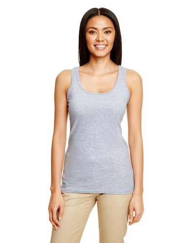 Women's Softstyle�� Racerback Tank - Sport Gray