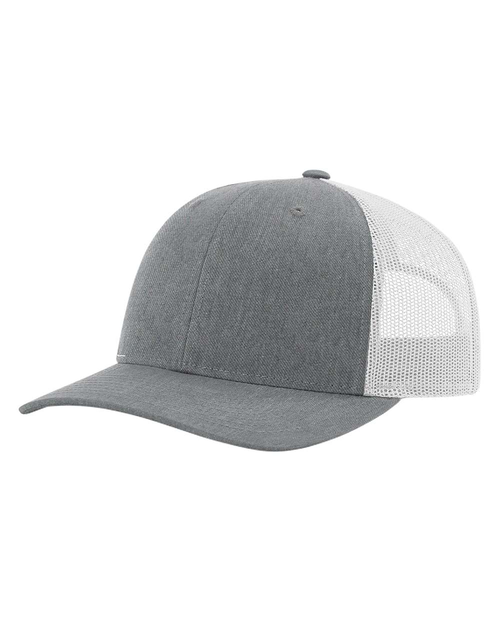 Snapback Trucker Cap - Heather Gray / Light Gray