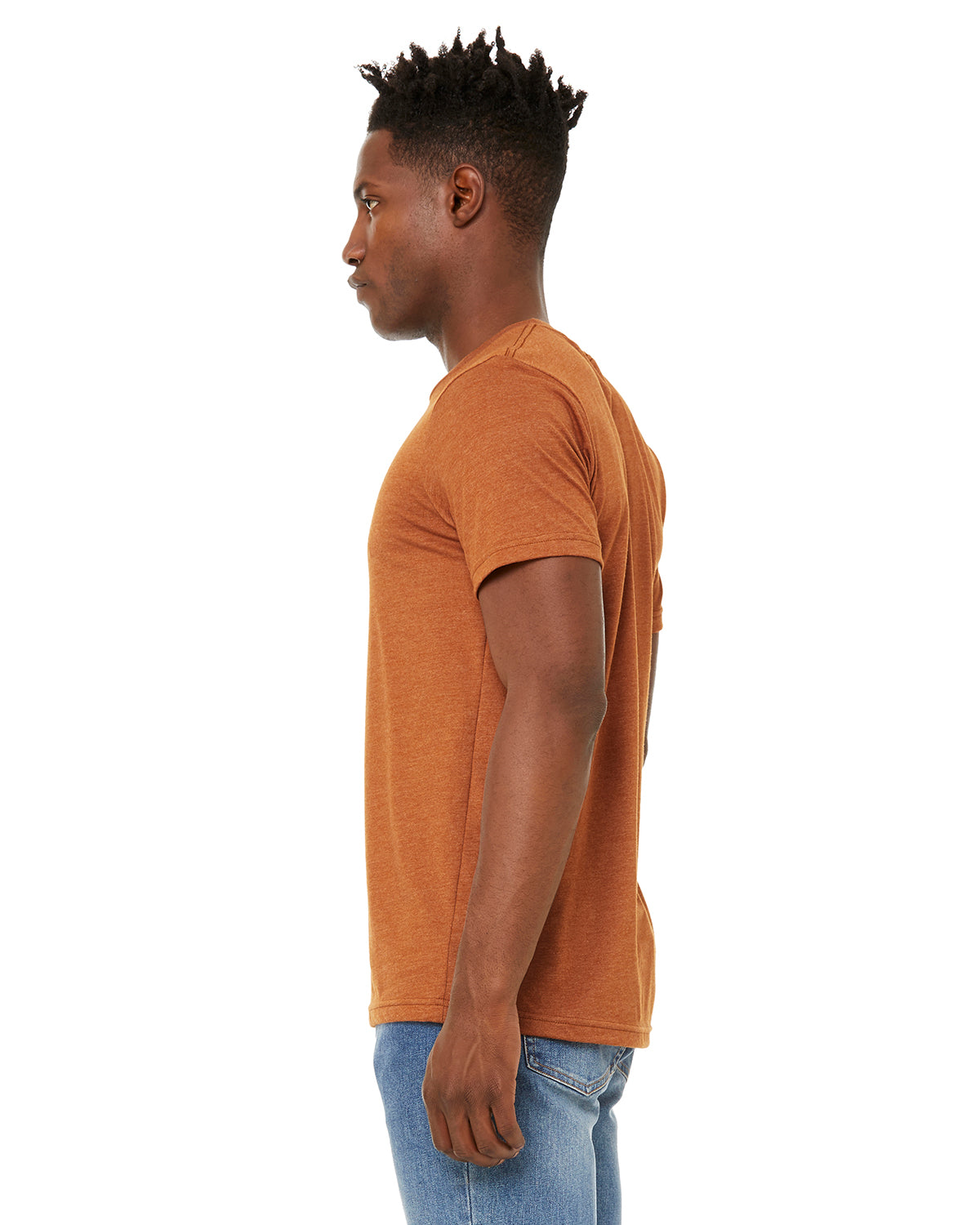 Unisex Sueded T-Shirt - Heather Autumn