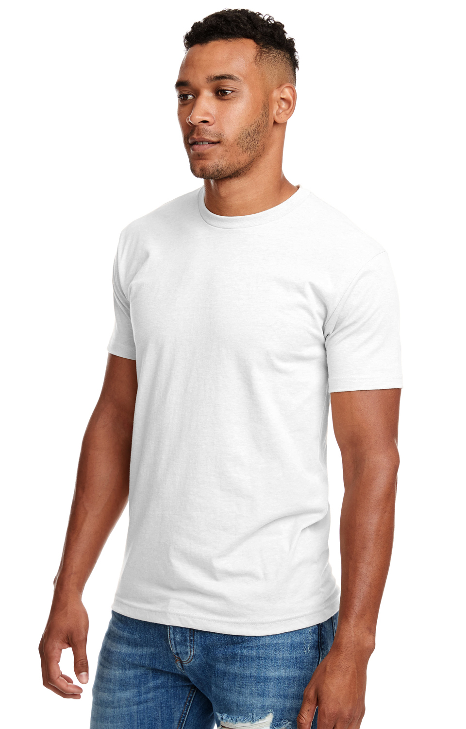 Unisex CVC Crewneck T-Shirt - White