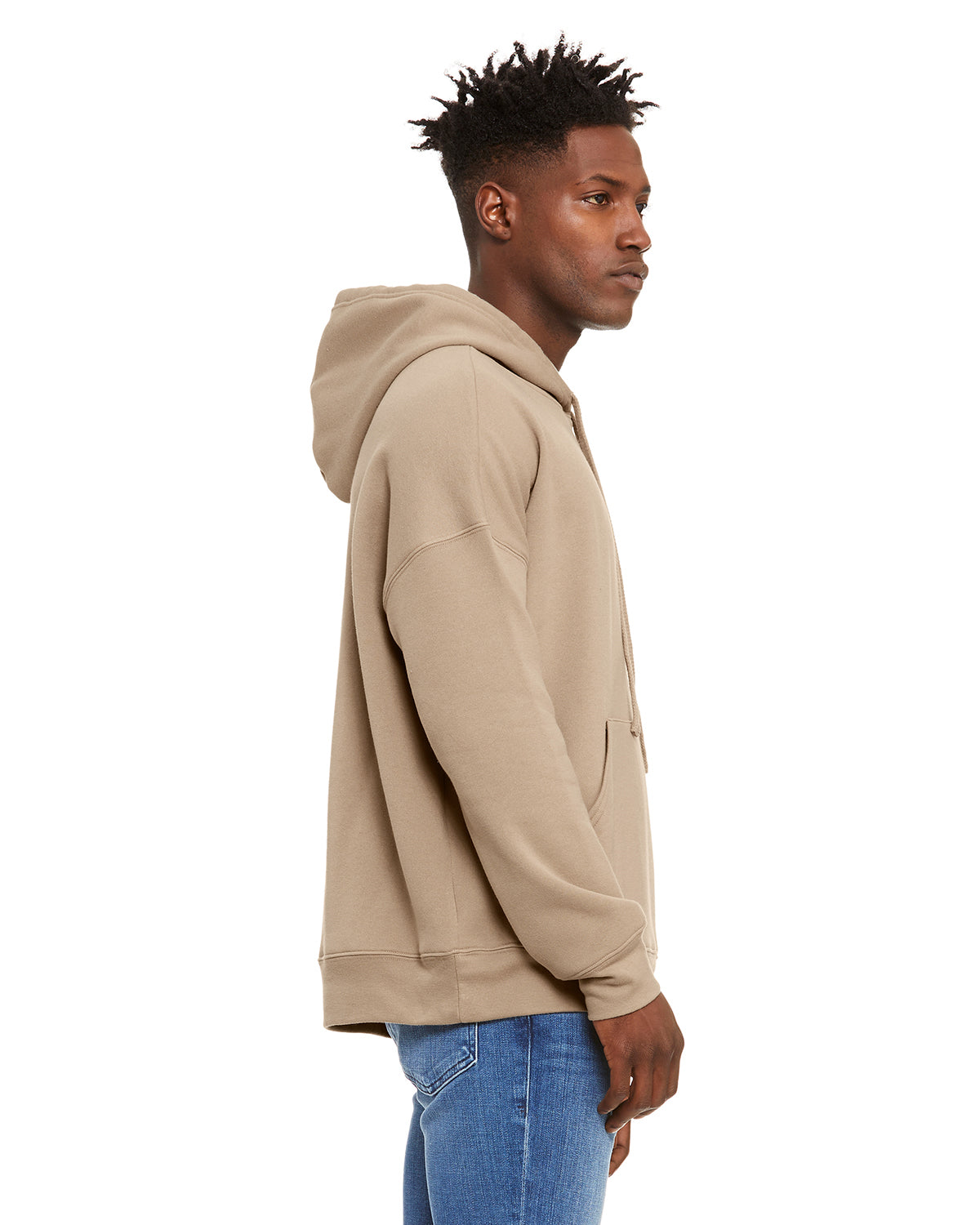 Unisex Sponge Fleece Pullover DTM Hoodie - Tan