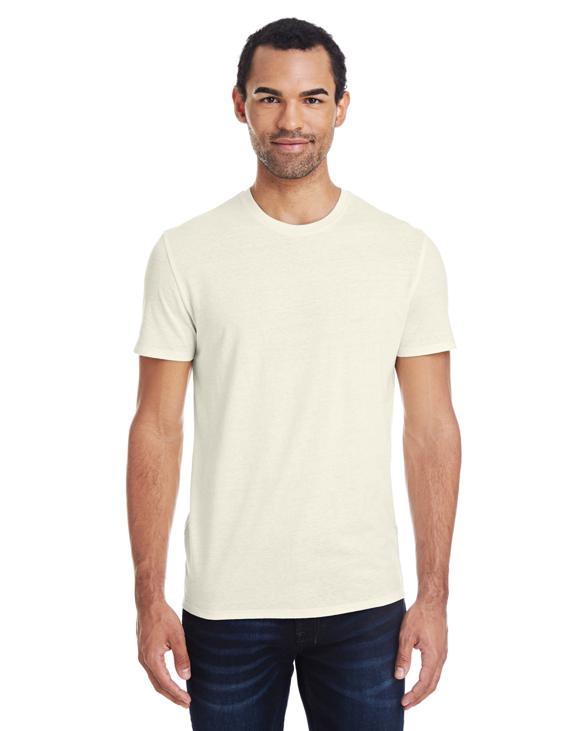 Unisex Triblend Short-Sleeve T-Shirt - Cream Triblend