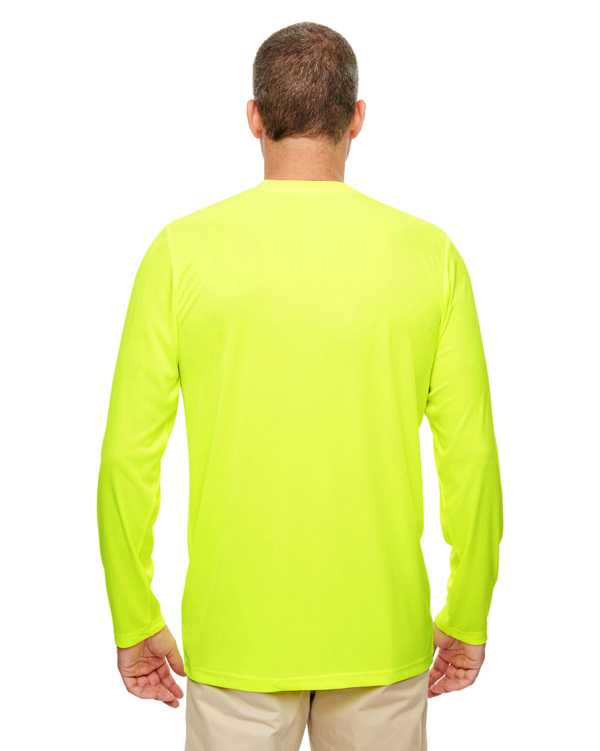 Men's Cool & Dry Performance Long-Sleeve Top - Bright Yellow