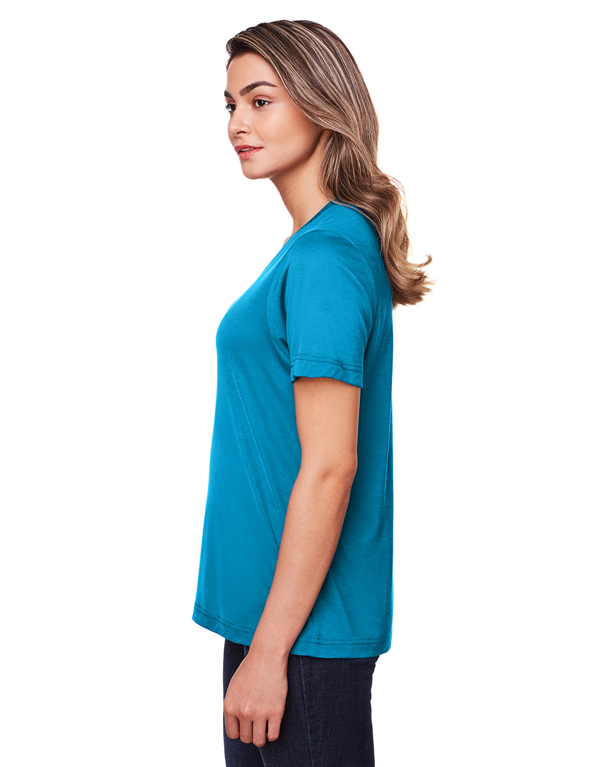 Women's Fusion ChromaSoft��� Performance T-Shirt - Electric Blue